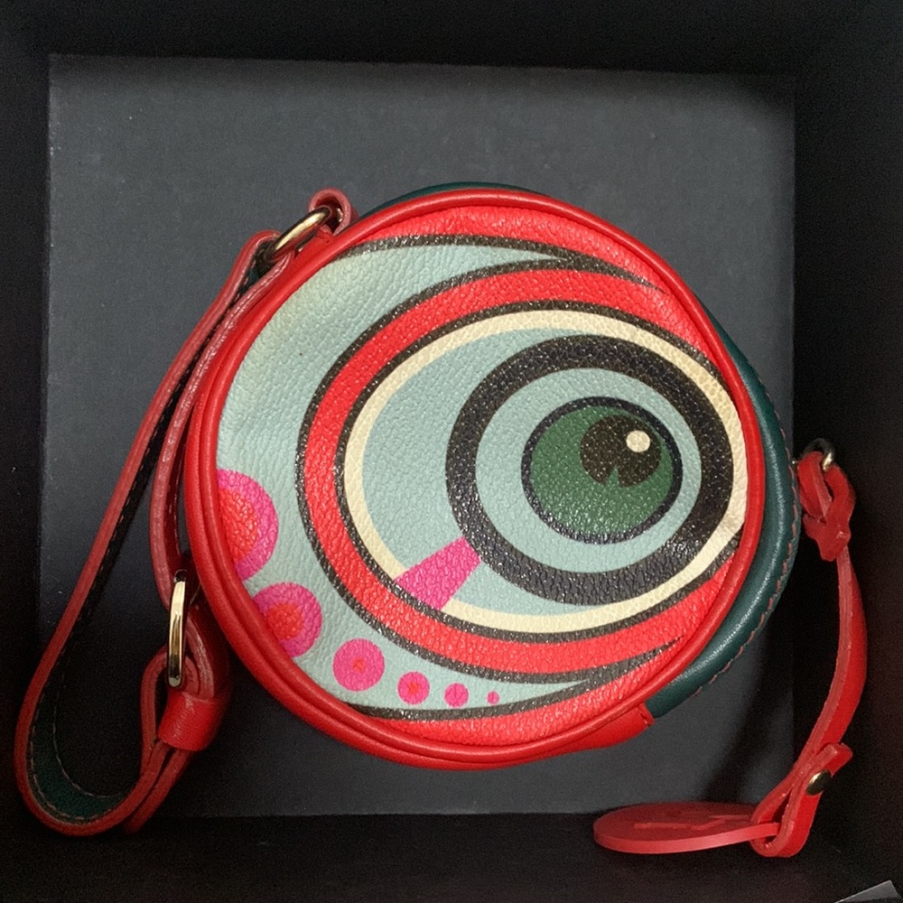 M Missoni Graphic Zigzag Fish Eye Wristlet